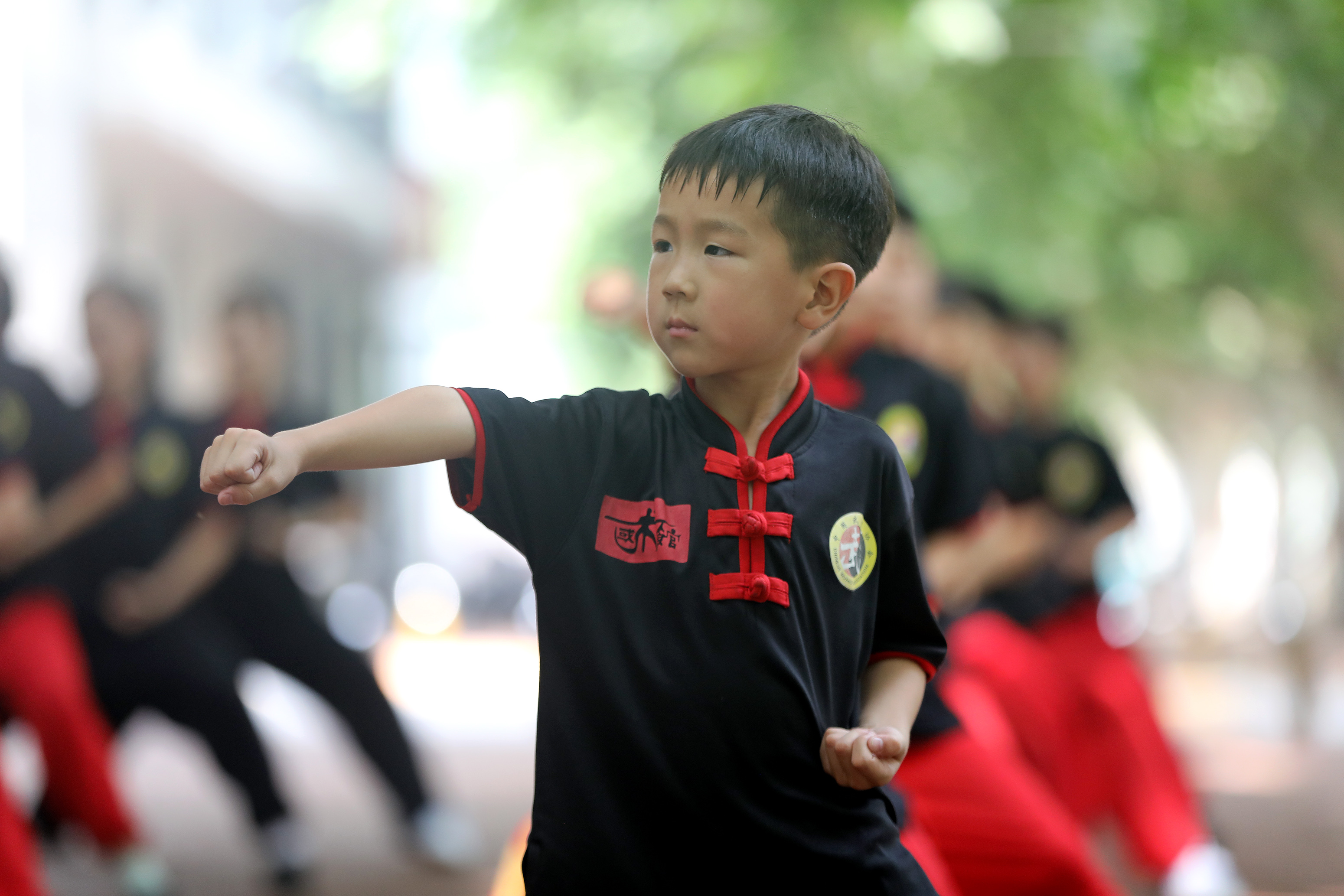 河南温县：传承太极 “武”动暑假