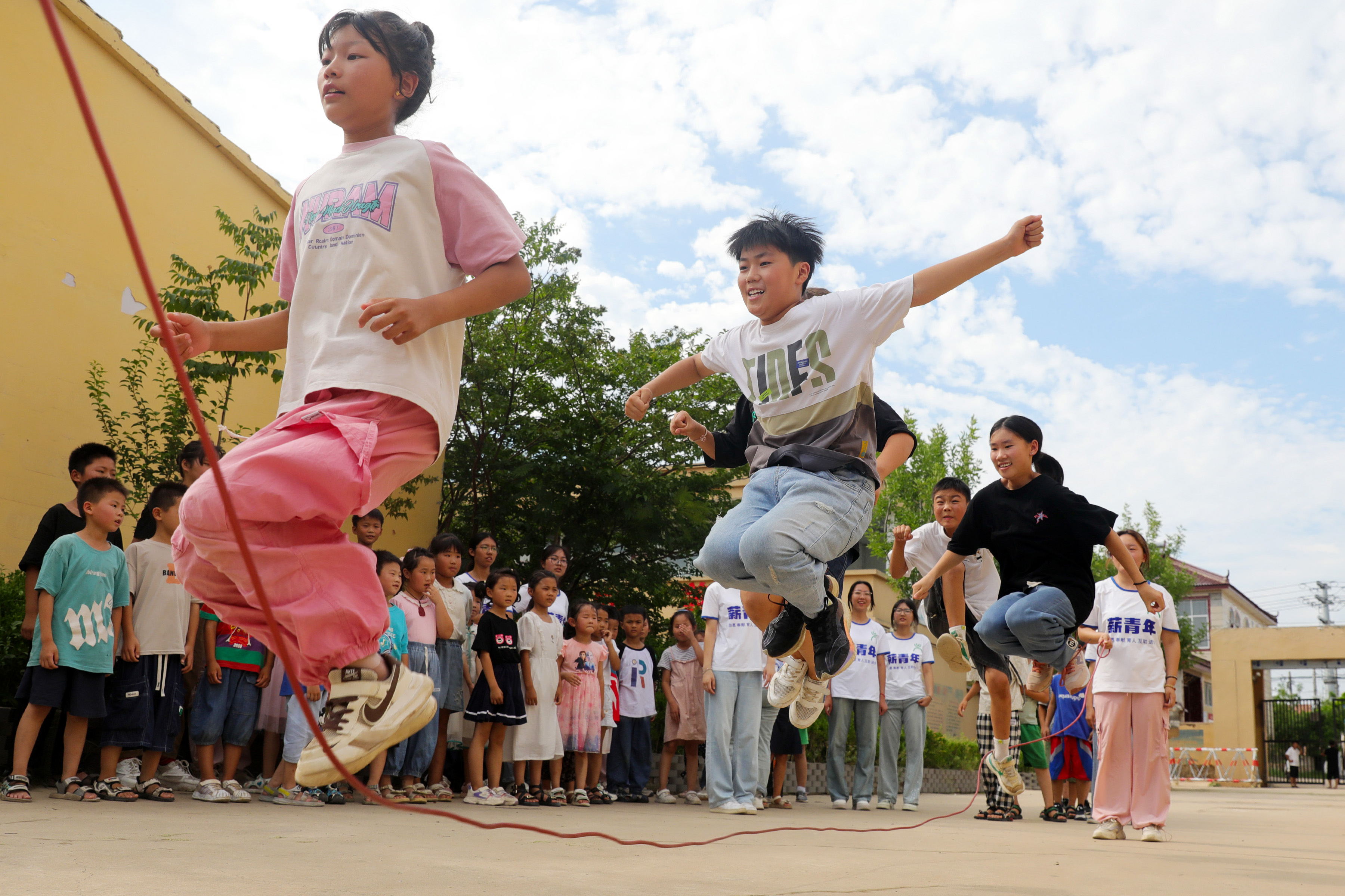 安徽砀山：大学生暑期支教到乡村