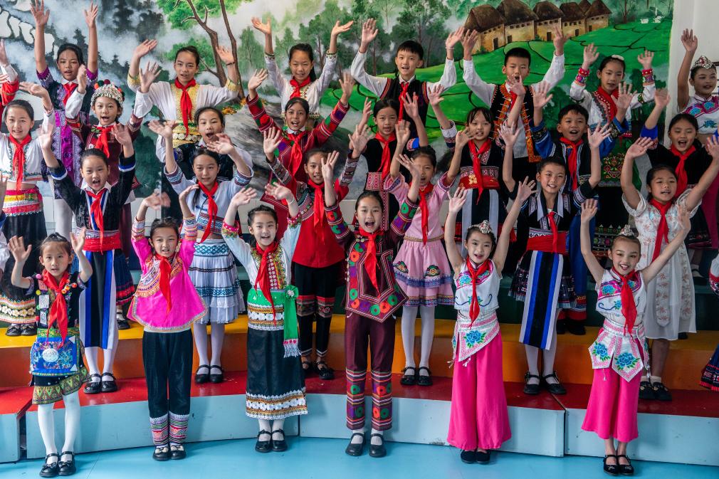 大山里的中非友谊小学开学