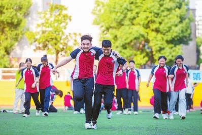 趣味减压迎中考