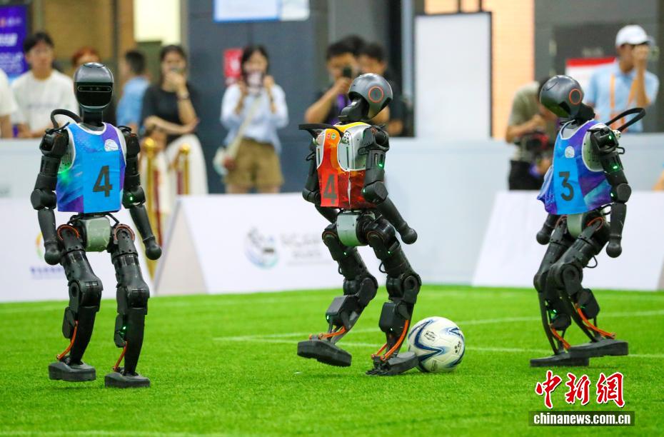 山东青岛：多国机器人同台竞技