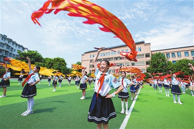 舞龙大课间