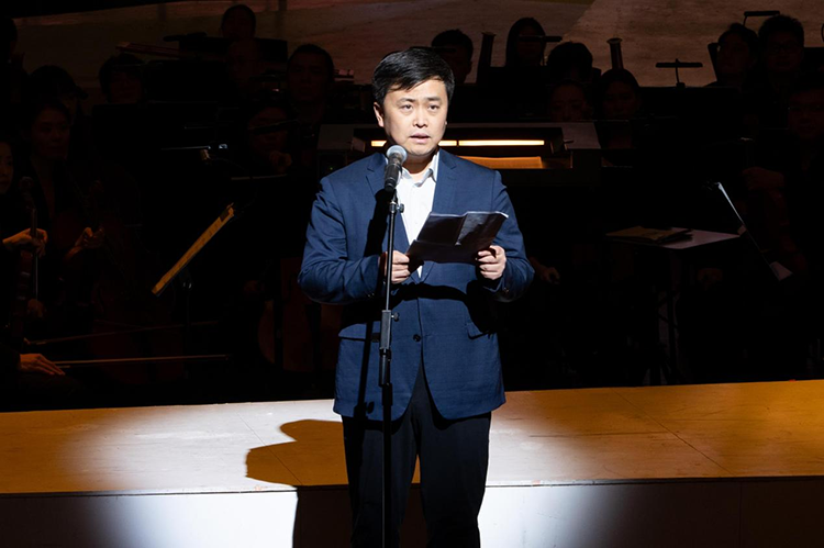 中国音乐学院大型多媒体合唱剧《聂耳的歌》上演