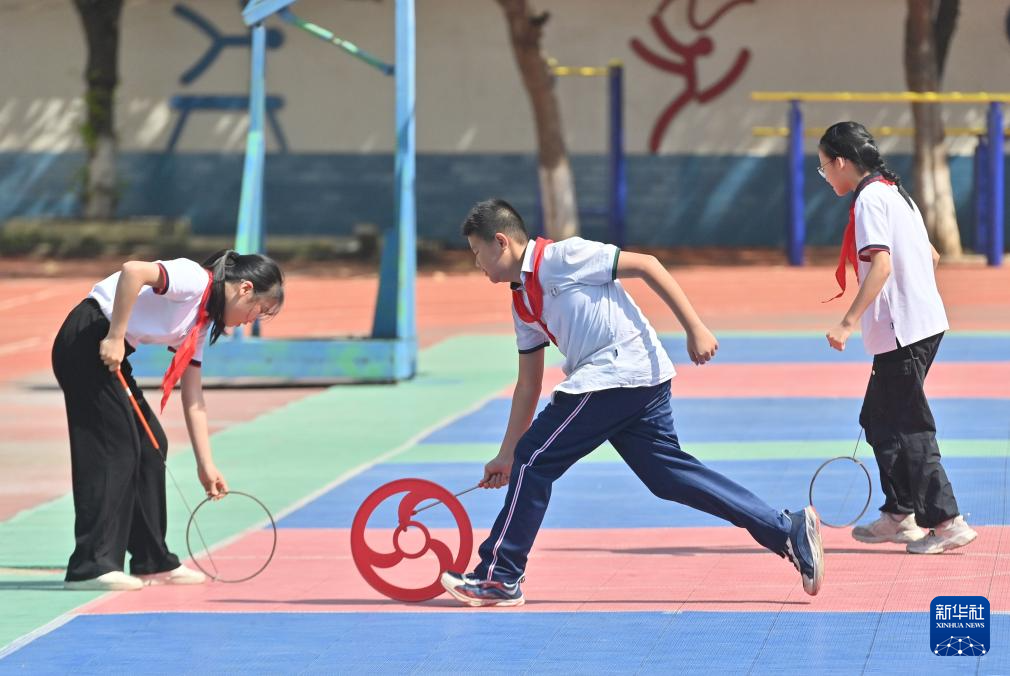 广西梧州:乐享初夏大课间