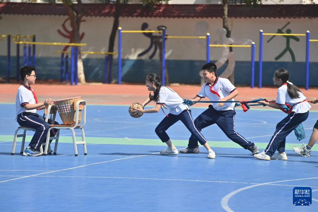 广西梧州:乐享初夏大课间